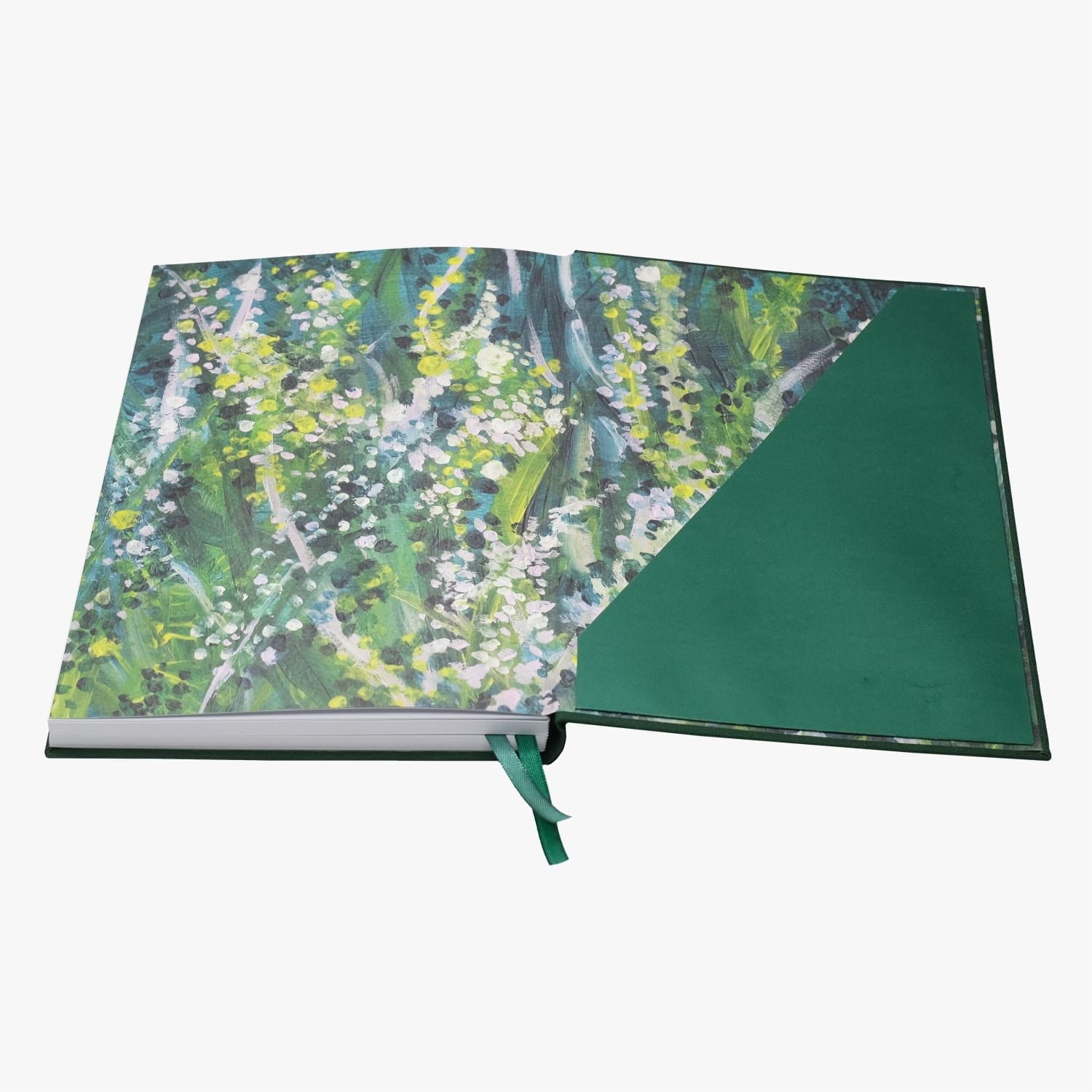 Carnet pointillé couverture rigide 150g (B5) | Simple Green Garden - Devangari-art - millenotes