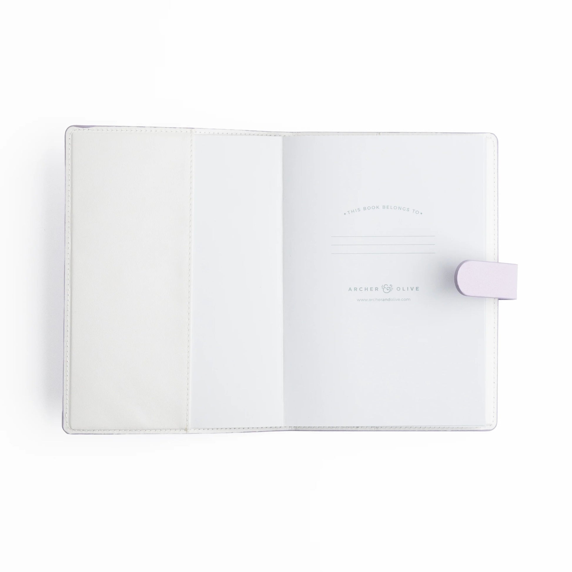 Carnet Rechargeable Archer and Olive Deluxe System | Vintage Library in Lilac - Archer & Olive - A5 - millenotes