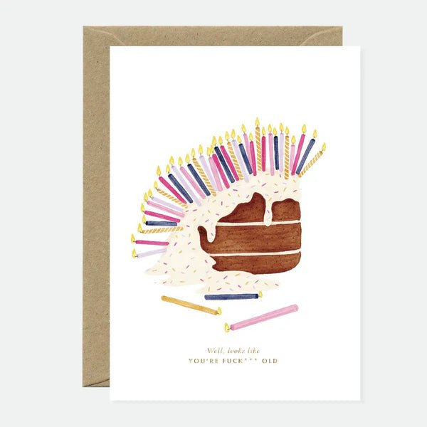 Carte de voeux | Anniversaire | Tu es vieux/vielle - All The Ways To Say - millenotes