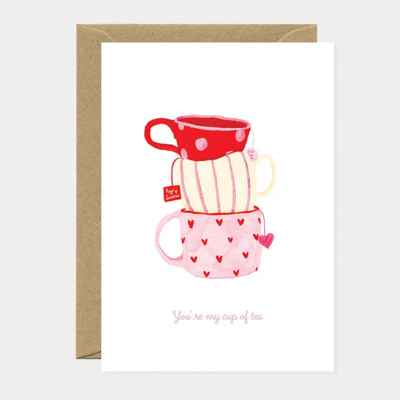 Carte de vœux ATWTS | Amour et Amitié | Cup of tea - All The Ways To Say - millenotes