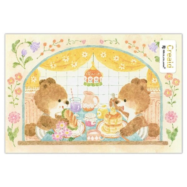 Carte postale japonaise | Kuma Café - NB Co Ltd - millenotes