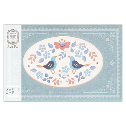 Cartes à message japonaises | Antik Piac | L’Oiseau Bleu - NB Co Ltd - millenotes