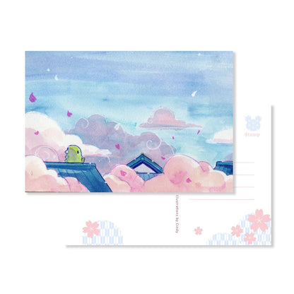 Cartes Postales Esterbrook x SAKURADRAGON | Sakura Street (Lot de 3) - Esterbrook - millenotes