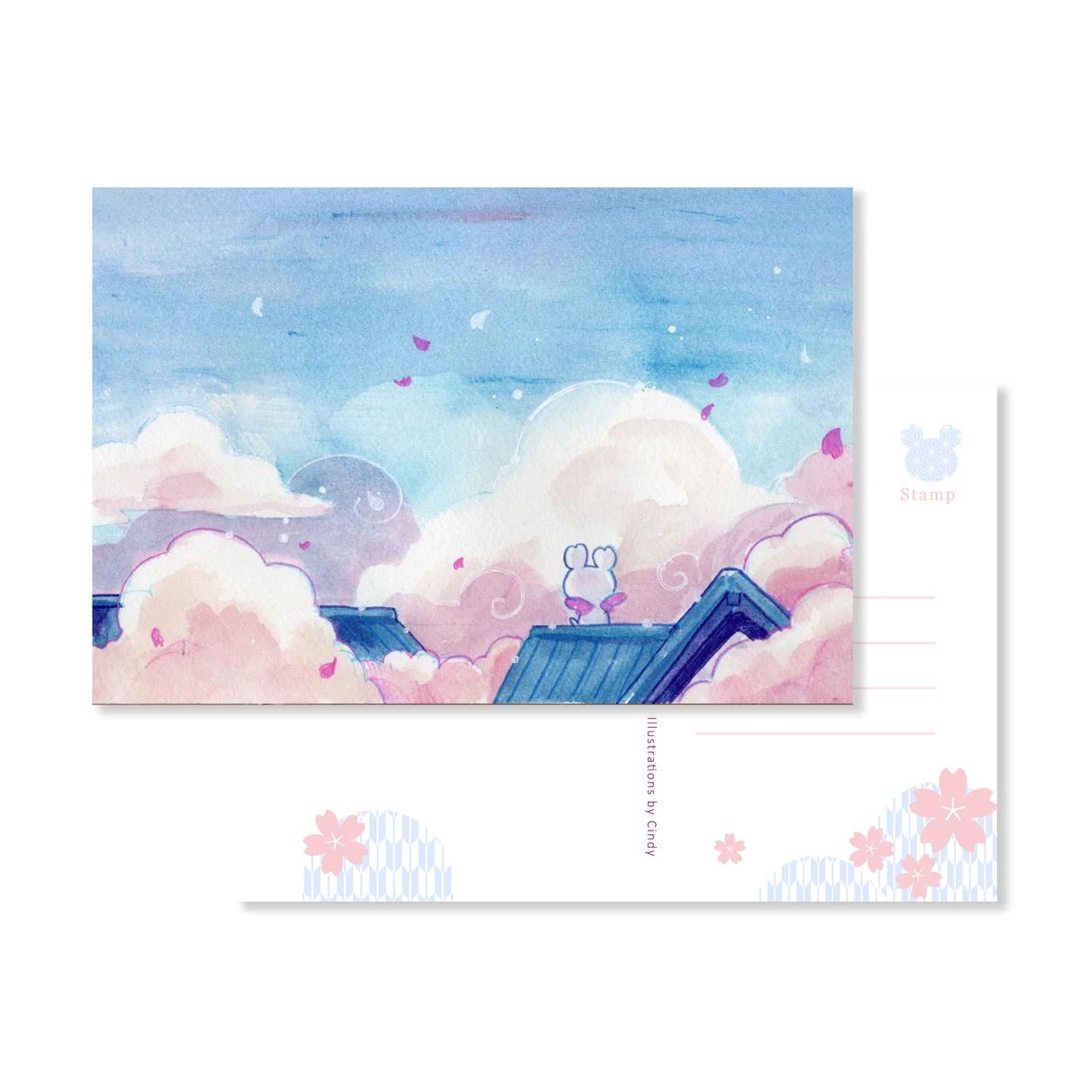 Cartes Postales Esterbrook x SAKURADRAGON | Sakura Street (Lot de 3) - Esterbrook - millenotes