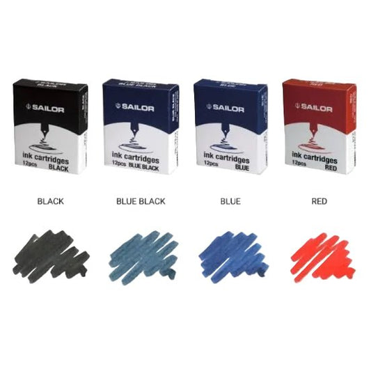 Cartouches d'encre Sailor | JENTLE - Sailor - Noir - millenotes