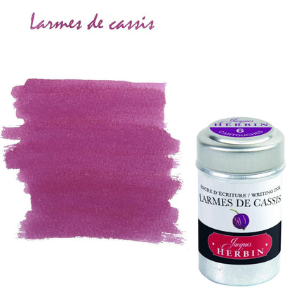 Cartouches d'encre stylo plume J.Herbin - Jacques Herbin - Larmes de Cassis - millenotes