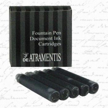 Cartouches d'encre waterproof De Atramentis | Document ink | Noir - De Atramentis - millenotes