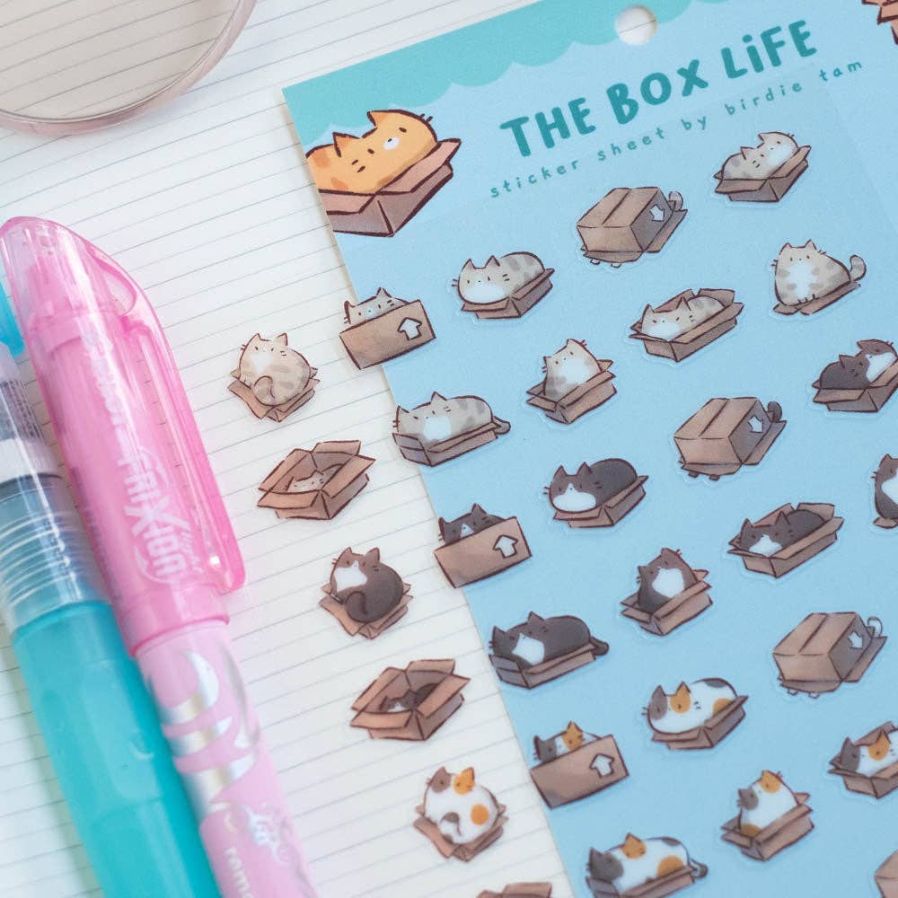 Stickers | Birdie Tam | Box life cats