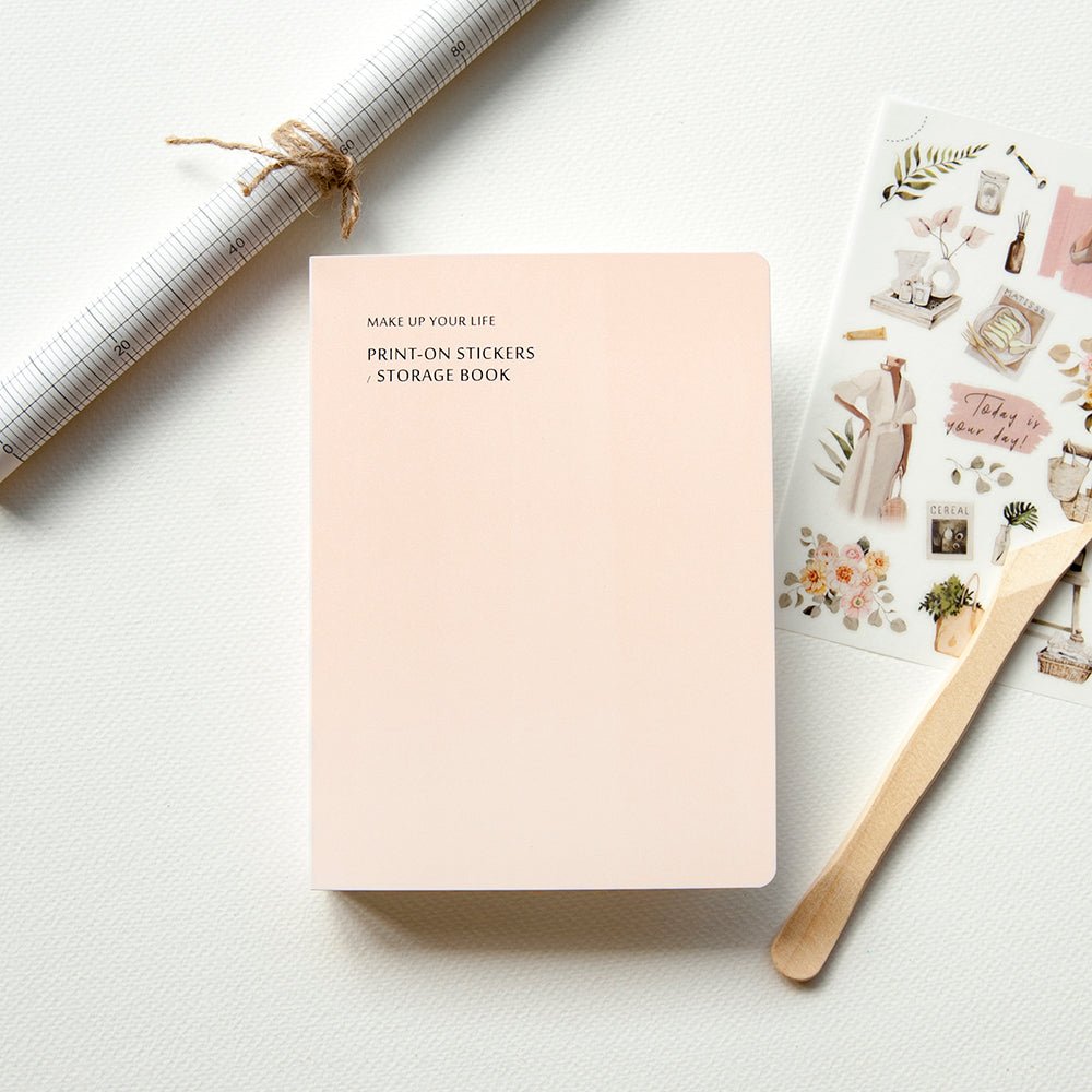 Classeur de rangement de décalcomanies MU Lifestyle - MU Lifestyle - Pink - millenotes