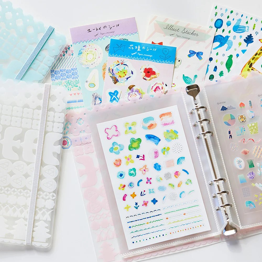 Classeur de rangement pour stickers OTONA | KING JIM - KING JIM - Blanc - millenotes