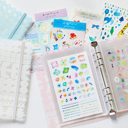Classeur de rangement pour stickers OTONA | KING JIM - KING JIM - Blanc - millenotes