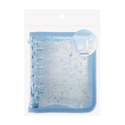 Classeur pour stickers à paillettes étoilées | M-PLAN | 4 couleurs - KING JIM - Bleu clair - millenotes