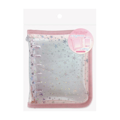 Classeur pour stickers à paillettes étoilées | M-PLAN | 4 couleurs - KING JIM - Rose - millenotes