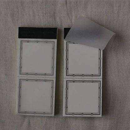 Classiky Letterpress Label Book | Carnet d’Étiquettes - Classiky - Marron - millenotes