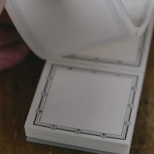 Classiky Letterpress Label Book | Carnet d’Étiquettes - Classiky - Marron - millenotes