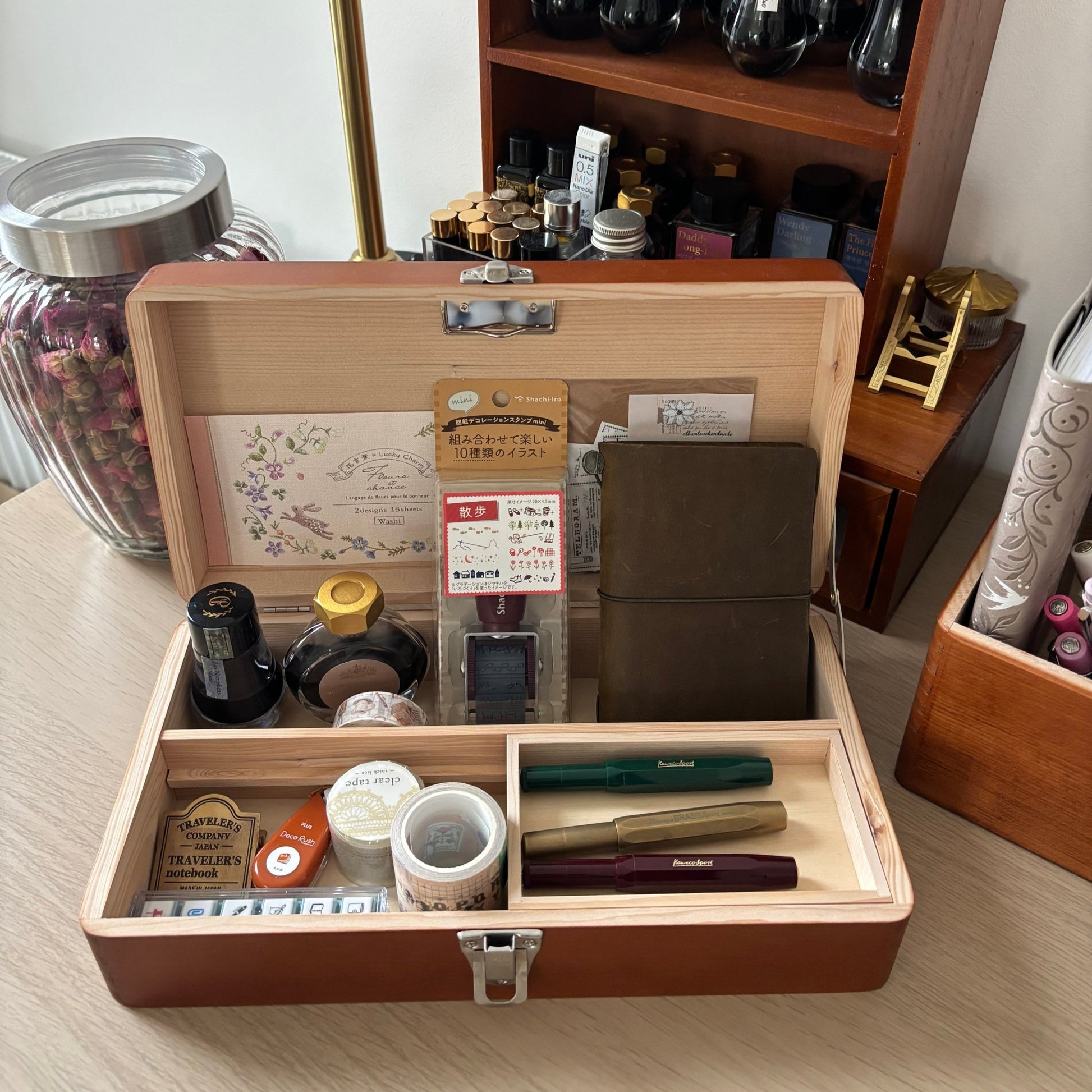 Classiky Toga Desk Tools Box | Boîte de rangement en bois - Classiky - millenotes