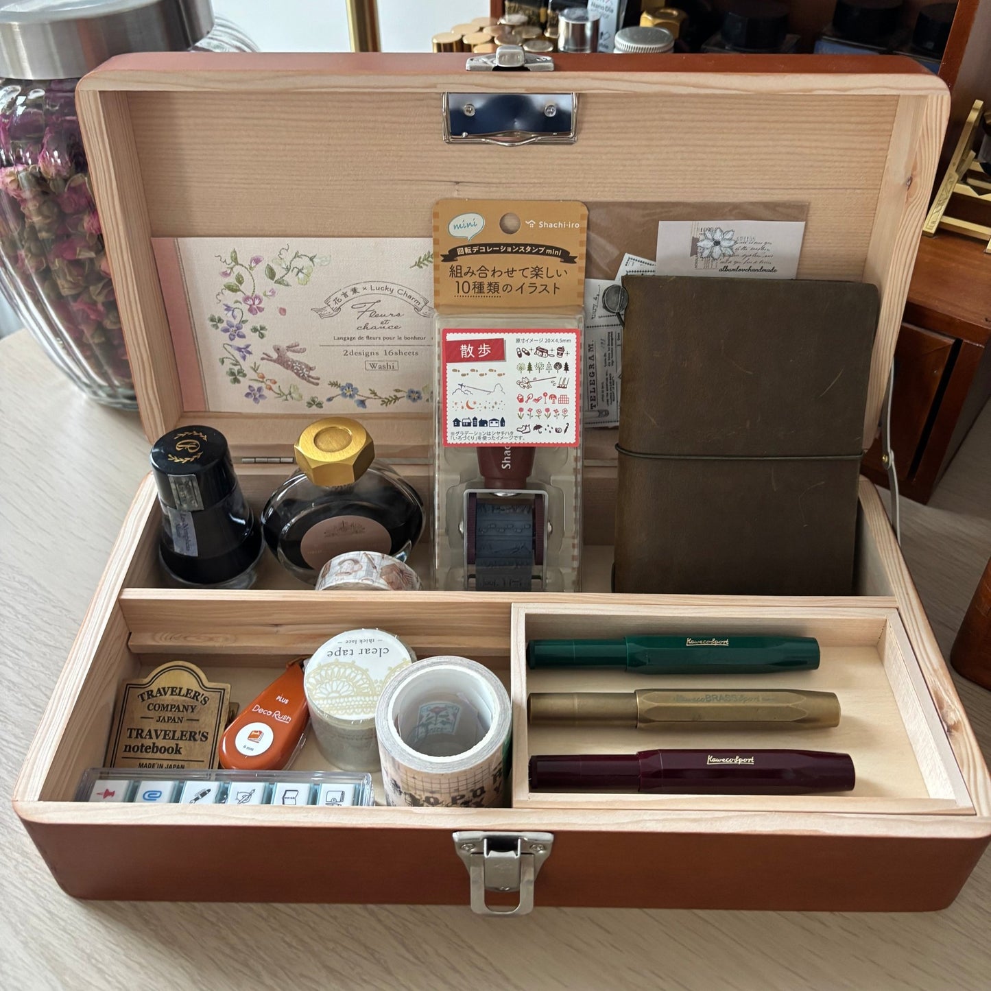 Classiky Toga Desk Tools Box | Boîte de rangement en bois - Classiky - millenotes