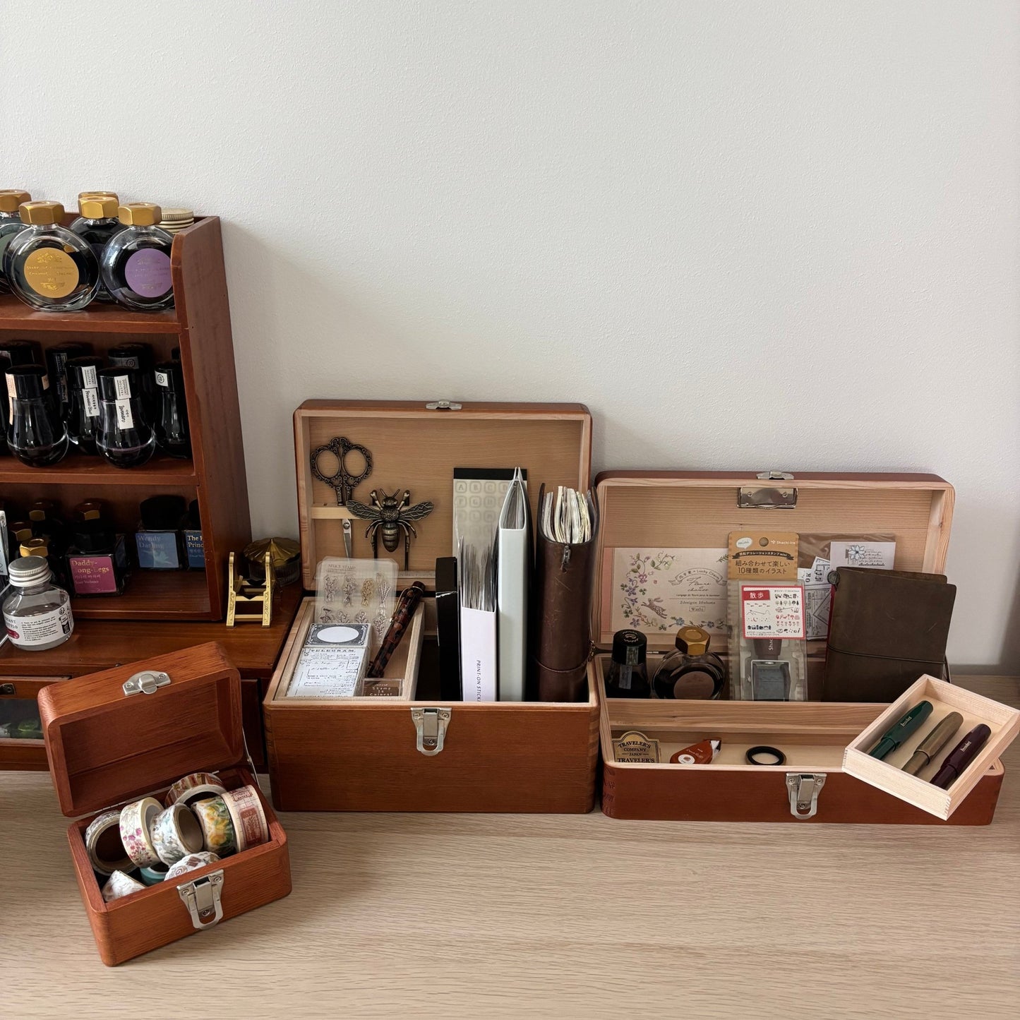 Classiky Toga Desk Tools Box | Boîte de rangement en bois - Classiky - millenotes