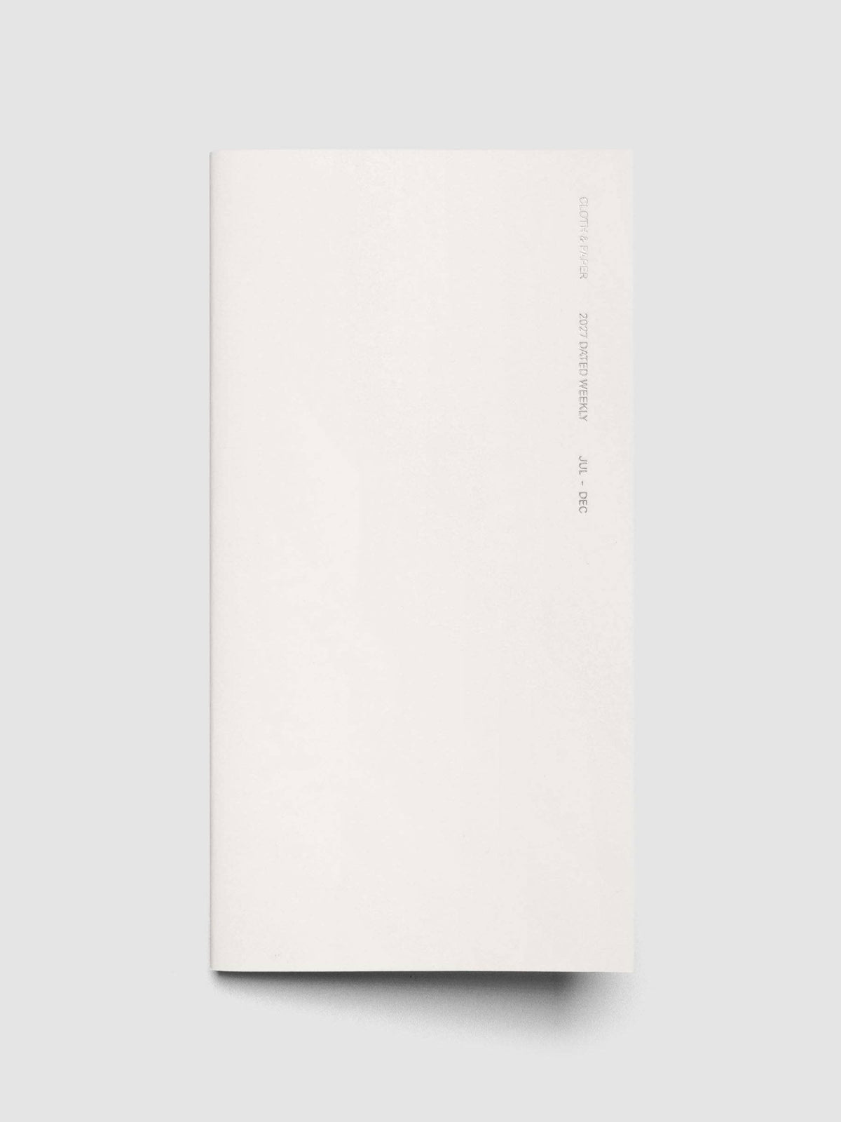 Cloth & Paper | Agenda hebdomadaire 2027 | A5 Slim - Cloth & Paper - millenotes