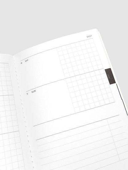 Cloth & Paper | Agenda hebdomadaire 2027 | A5 Slim - Cloth & Paper - millenotes
