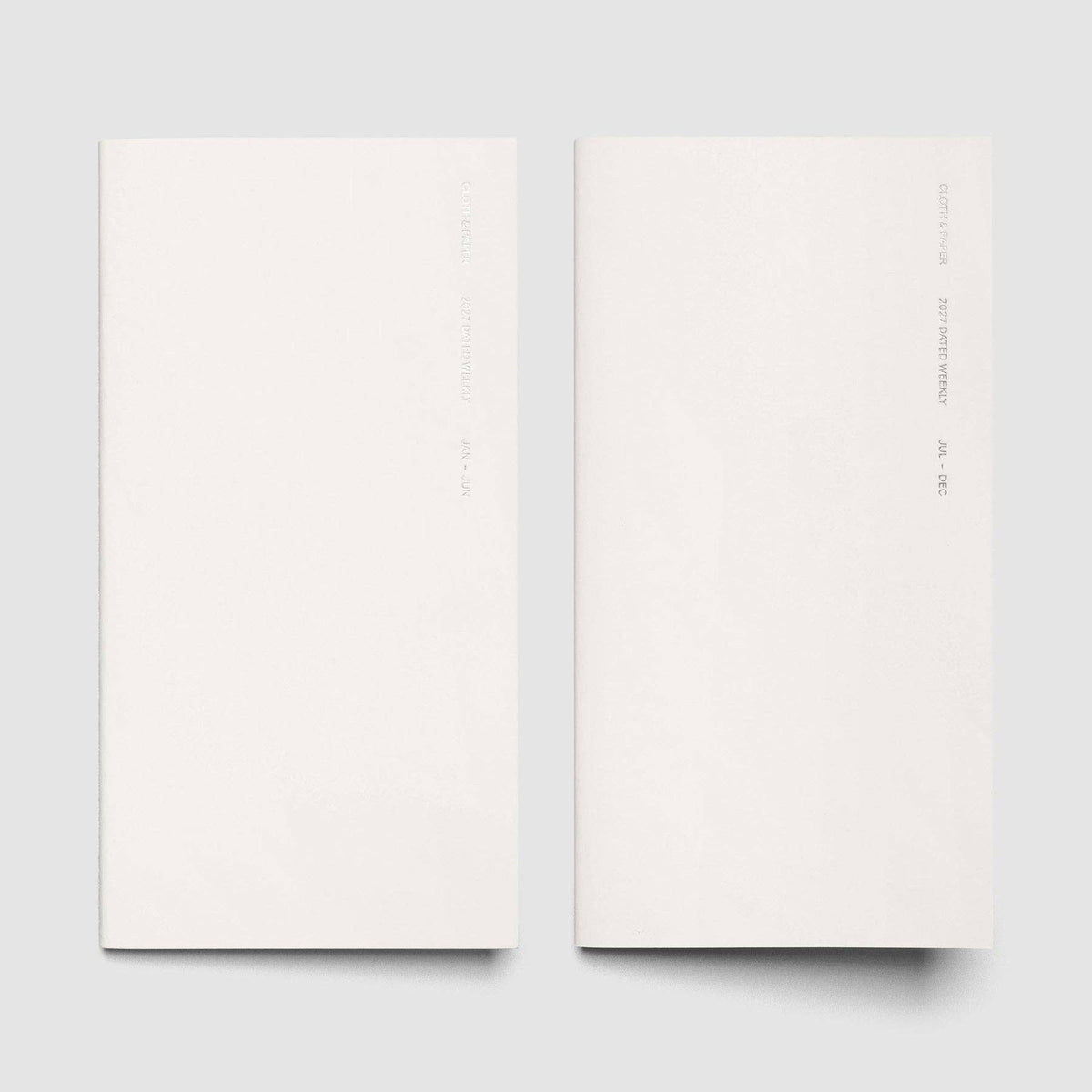 Cloth & Paper | Agenda hebdomadaire 2027 | A5 Slim - Cloth & Paper - millenotes