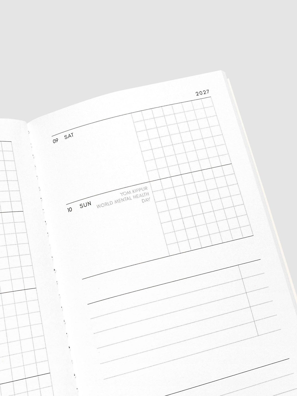 Cloth & Paper | Agenda hebdomadaire 2027 | Pocket Plus - Cloth & Paper - millenotes