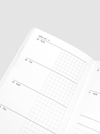 Cloth & Paper | Agenda hebdomadaire 2027 | Pocket Plus - Cloth & Paper - millenotes