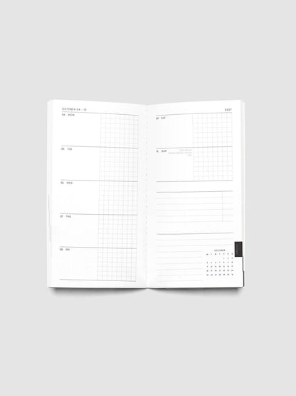 Cloth & Paper | Agenda hebdomadaire 2027 | Pocket Plus - Cloth & Paper - millenotes