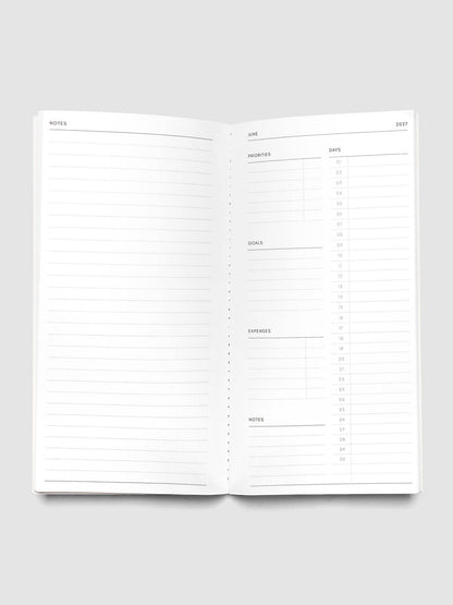 Cloth & Paper | Agenda mensuel 2027 | A5 Slim - Cloth & Paper - millenotes