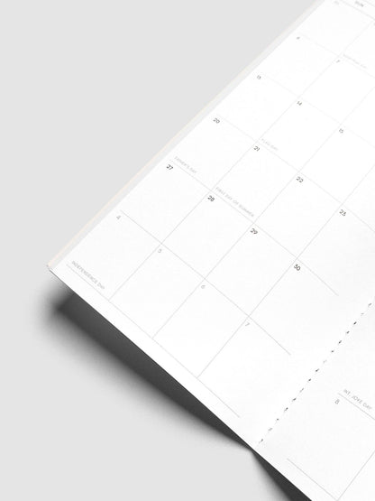Cloth & Paper | Agenda mensuel 2027 | A5 Slim - Cloth & Paper - millenotes