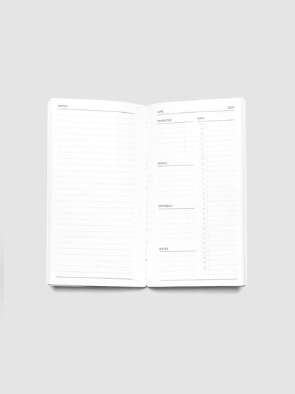 Cloth & Paper | Agenda mensuel 2027 | Pocket Plus - Cloth & Paper - millenotes
