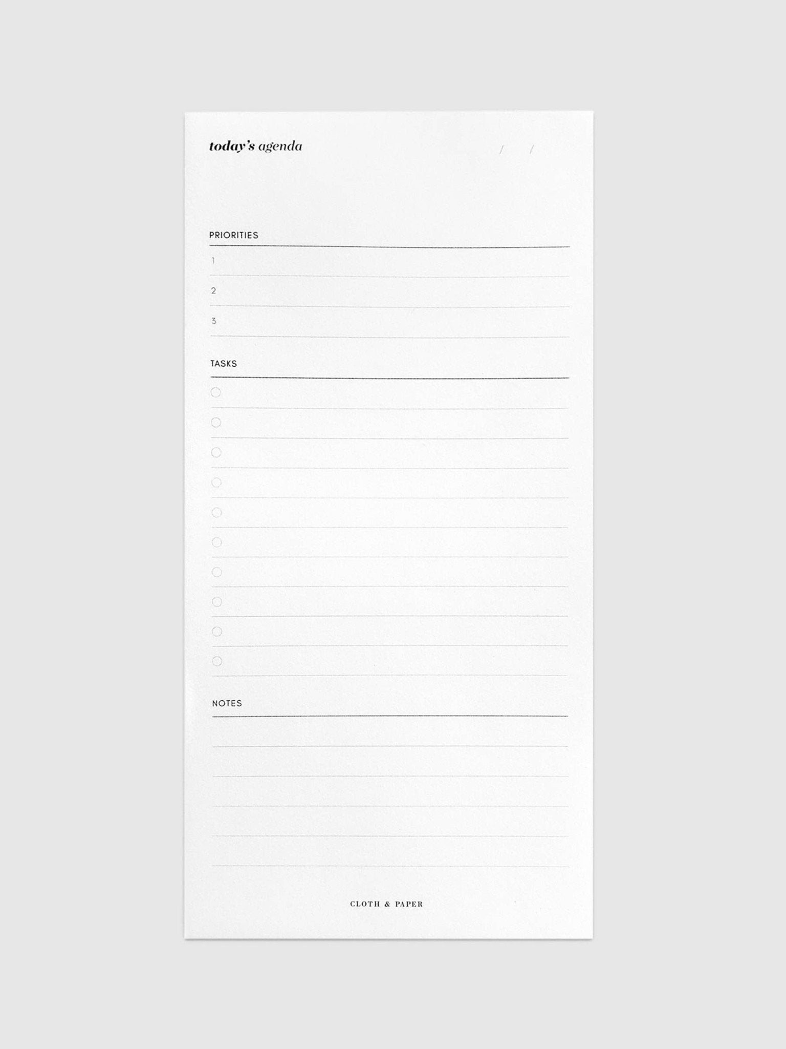 Cloth & Paper | Bloc - notes Agenda - Cloth & Paper - millenotes