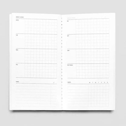Cloth & Paper | Carnet Admin Hebdo | Pocket Plus - Cloth & Paper - millenotes