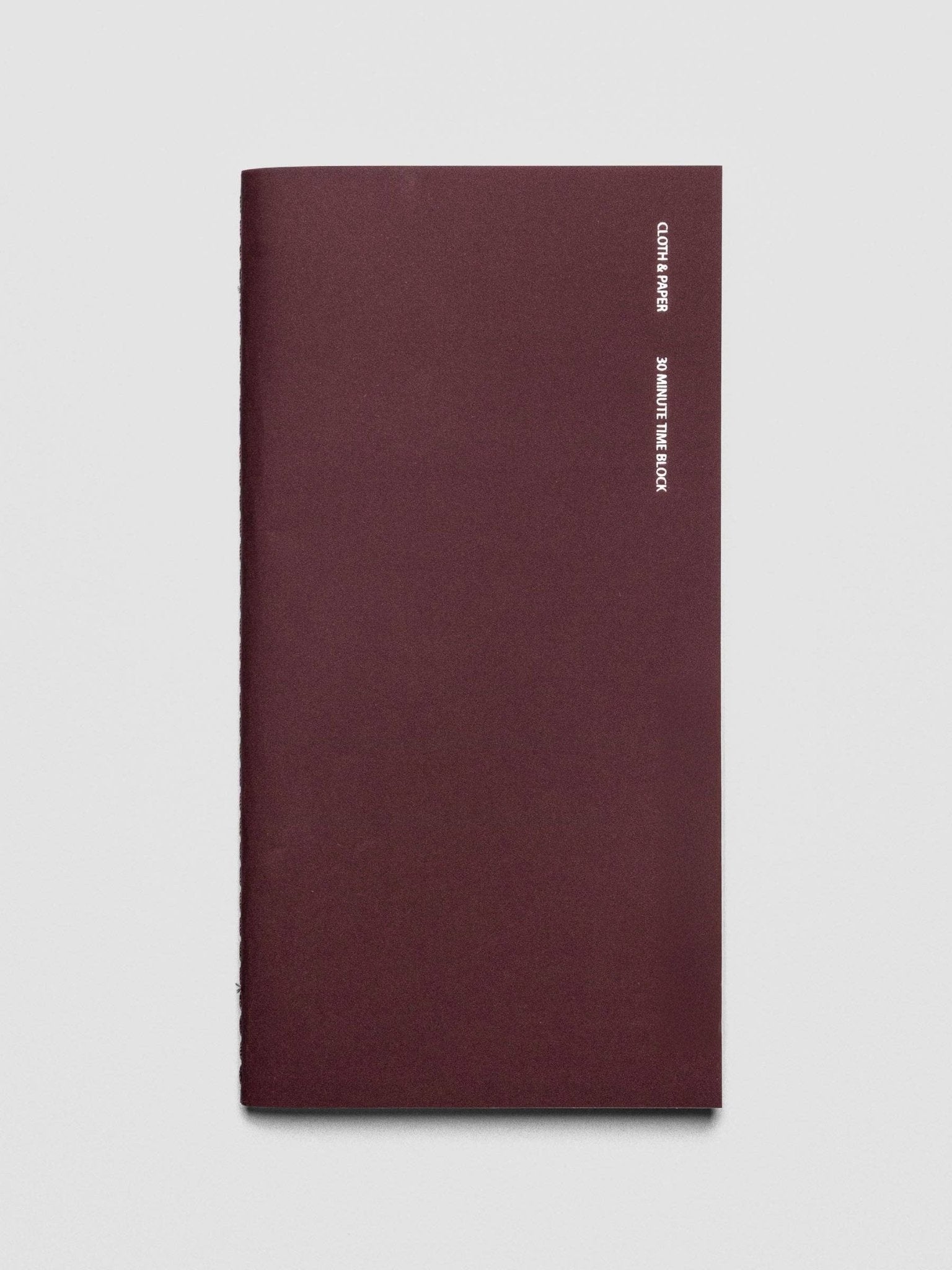 Cloth & Paper | Carnet Admin mensuel | A5 Slim - Cloth & Paper - millenotes