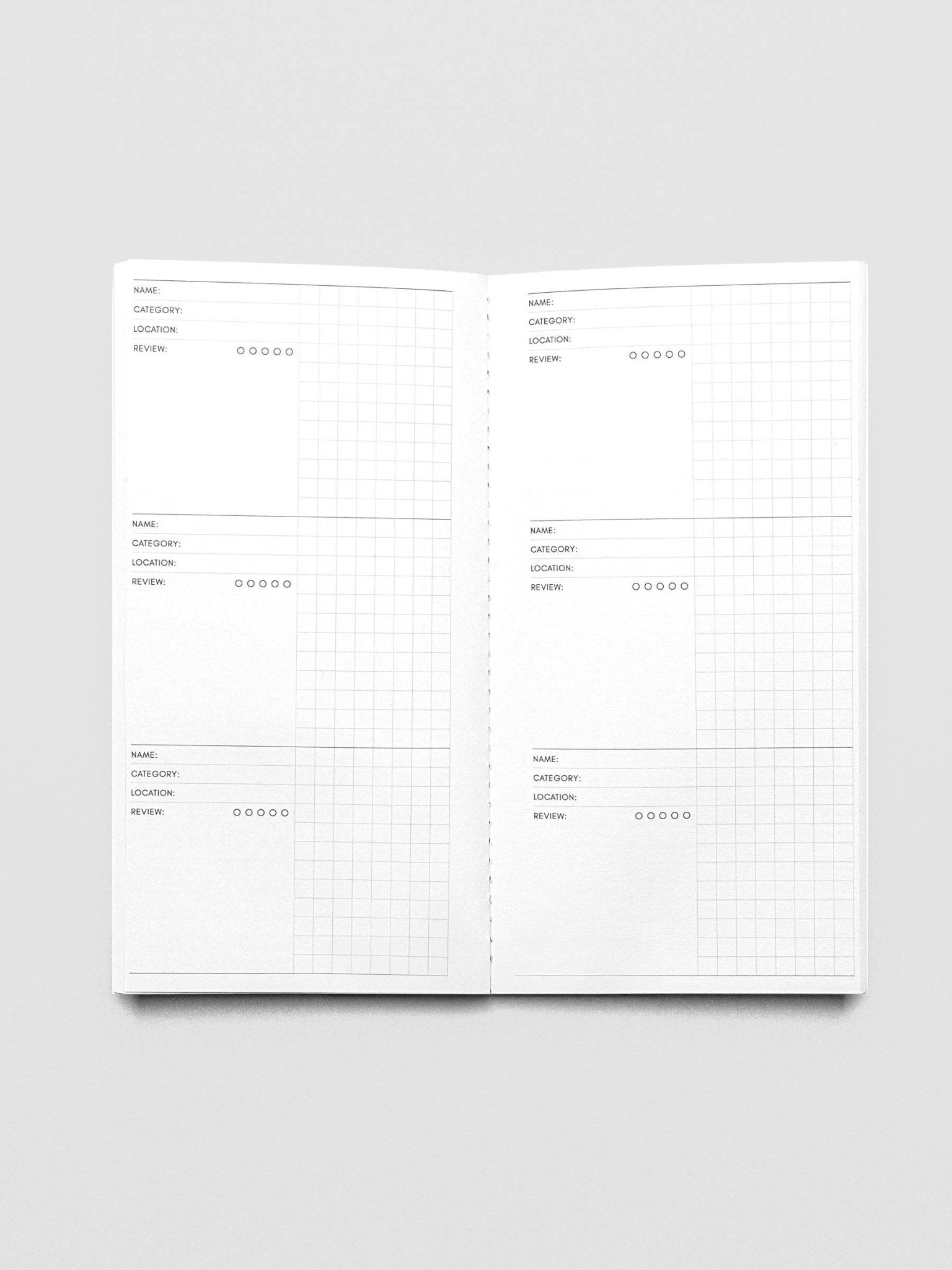 Cloth & Paper | Carnet Admin mensuel | A5 Slim - Cloth & Paper - millenotes