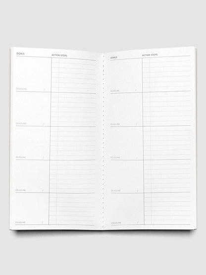 Cloth & Paper | Carnet Admin mensuel | A5 Slim - Cloth & Paper - millenotes