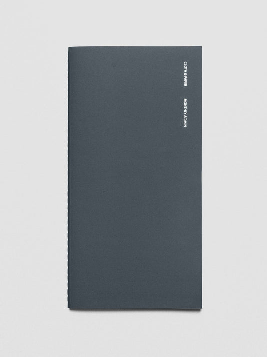 Cloth & Paper | Carnet Admin mensuel | A5 Slim - Cloth & Paper - millenotes