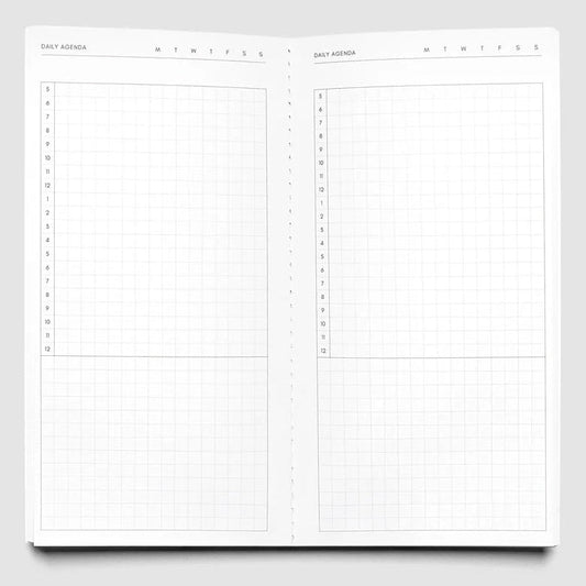 Cloth & Paper | Carnet Agenda quotidien | A5 Slim - Cloth & Paper - millenotes
