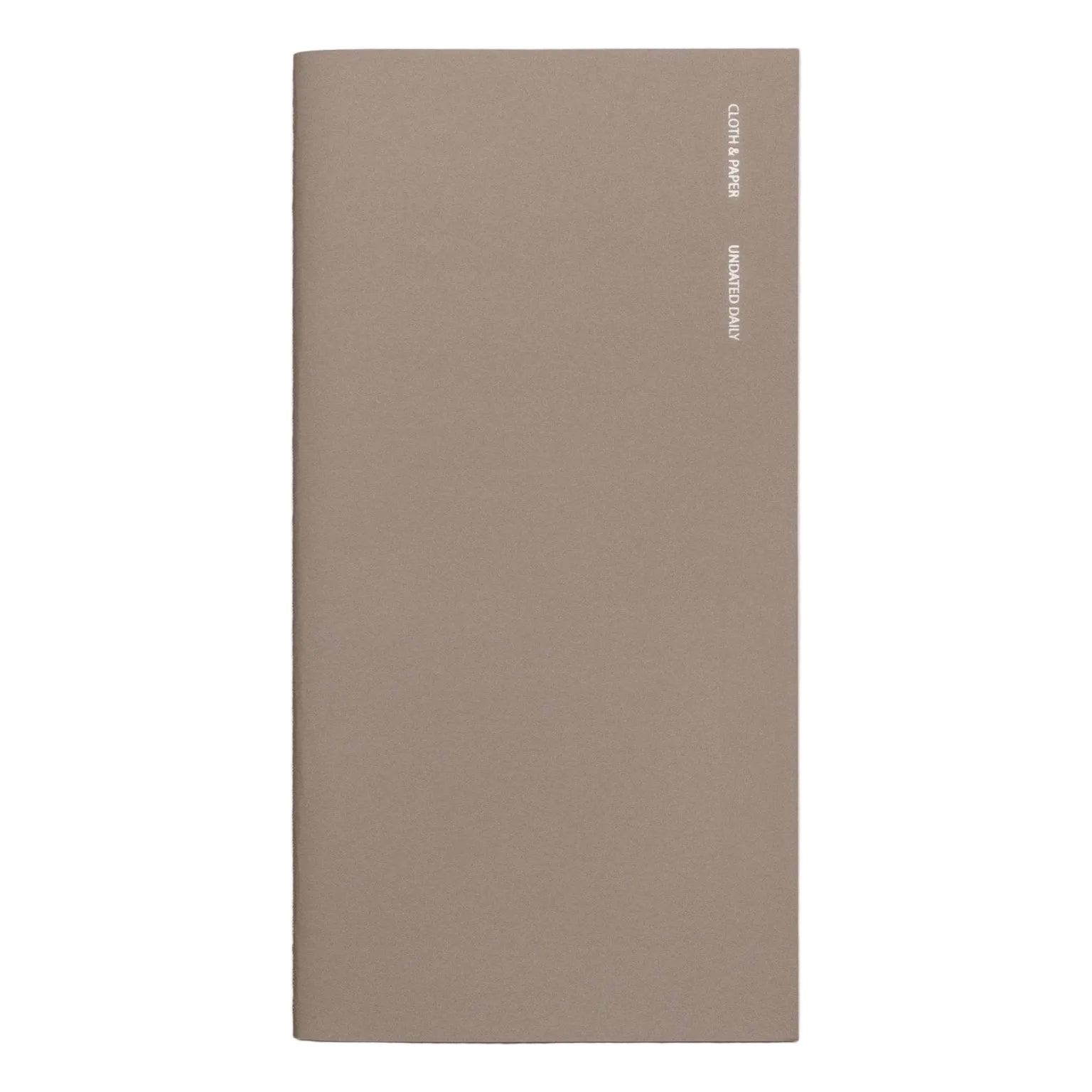 Cloth & Paper | Carnet Agenda quotidien + Listes | A5 Slim - Cloth & Paper - millenotes
