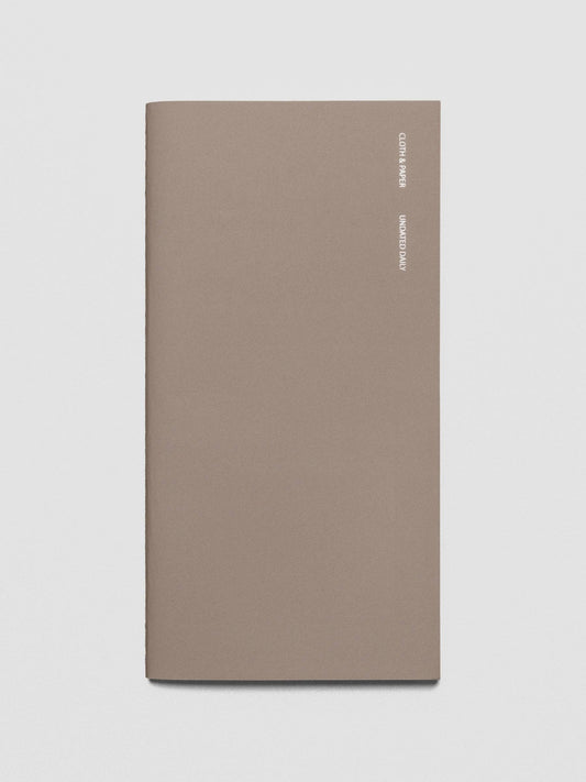 Cloth & Paper | Carnet Agenda quotidien + Listes | A5 Slim - Cloth & Paper - millenotes