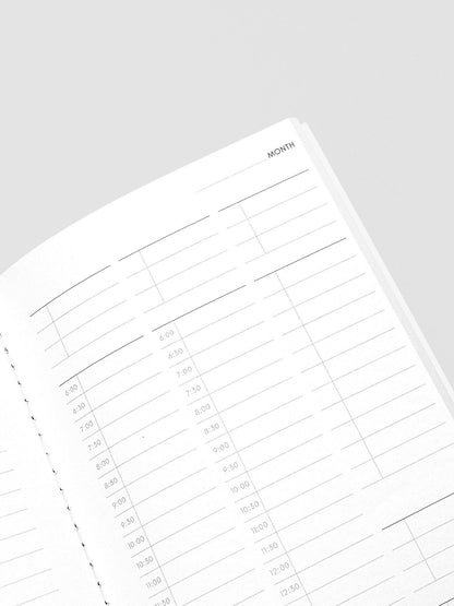 Cloth & Paper | Carnet Hebdomadaire + Notes | A5 Slim - Cloth & Paper - millenotes