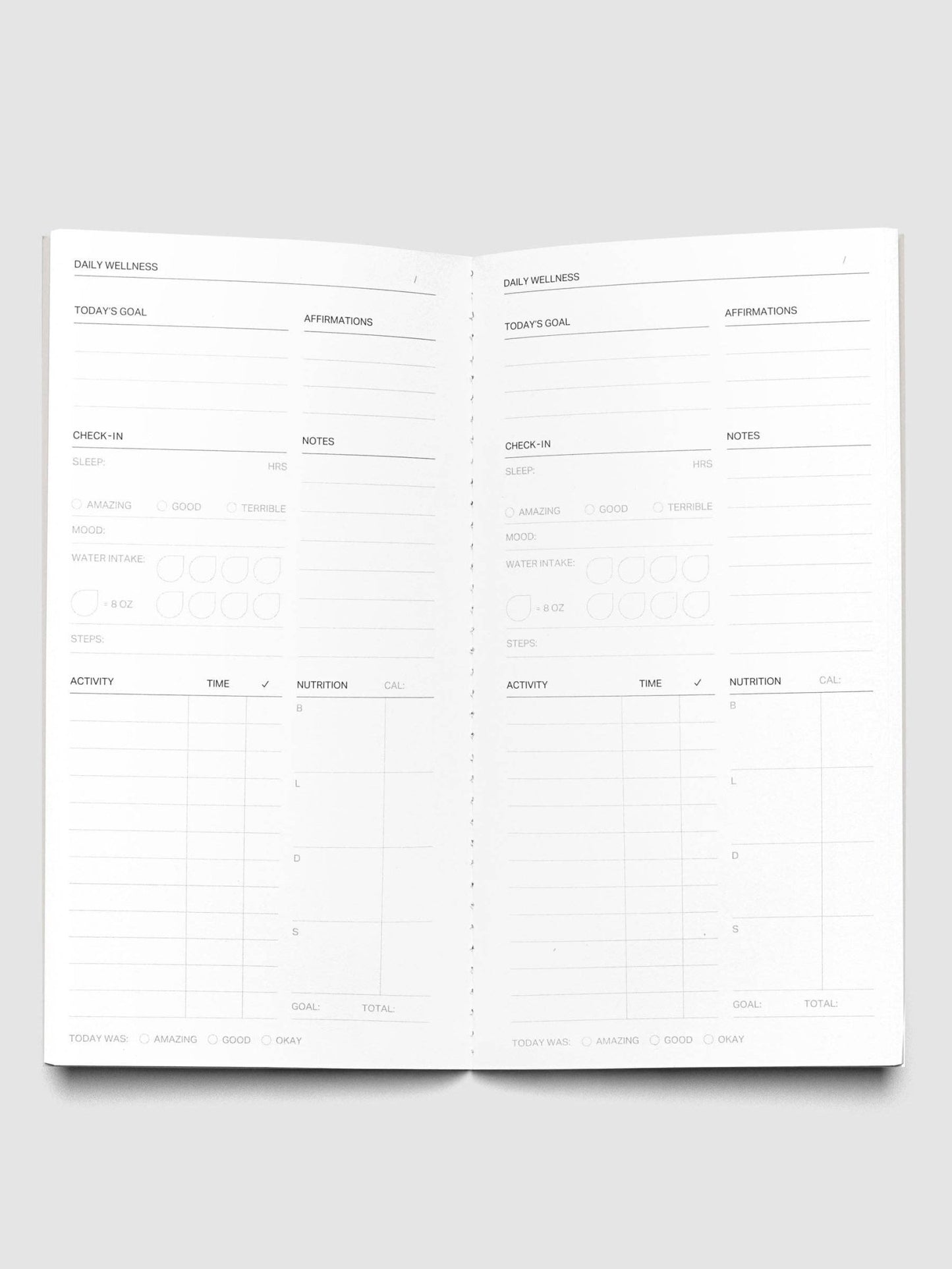 Cloth & Paper | Carnet Hebdomadaire + Notes | A5 Slim - Cloth & Paper - millenotes