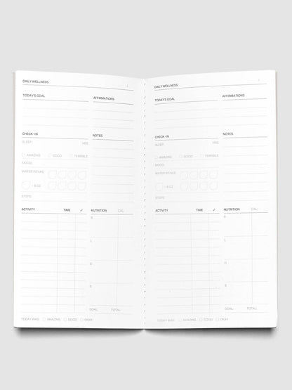 Cloth & Paper | Carnet Hebdomadaire + Notes | A5 Slim - Cloth & Paper - millenotes