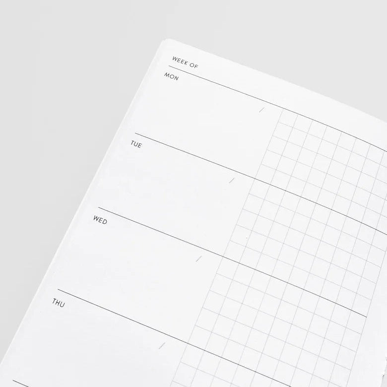 Cloth & Paper | Carnet Hebdomadaire + Notes | A5 Slim - Cloth & Paper - millenotes