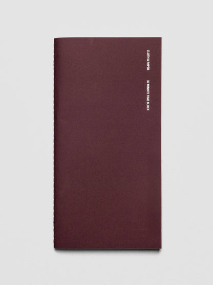 Cloth & Paper | Carnet Hebdomadaire + Notes | A5 Slim - Cloth & Paper - millenotes