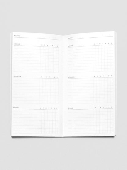 Cloth & Paper | Carnet Hebdomadaire + Notes | A5 Slim - Cloth & Paper - millenotes