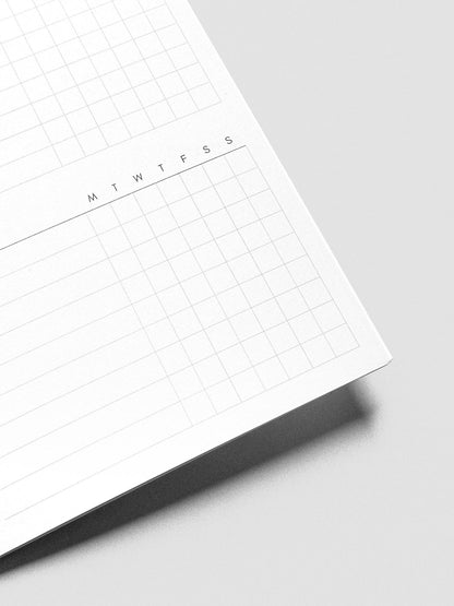 Cloth & Paper | Carnet Hebdomadaire + Notes | A5 Slim - Cloth & Paper - millenotes