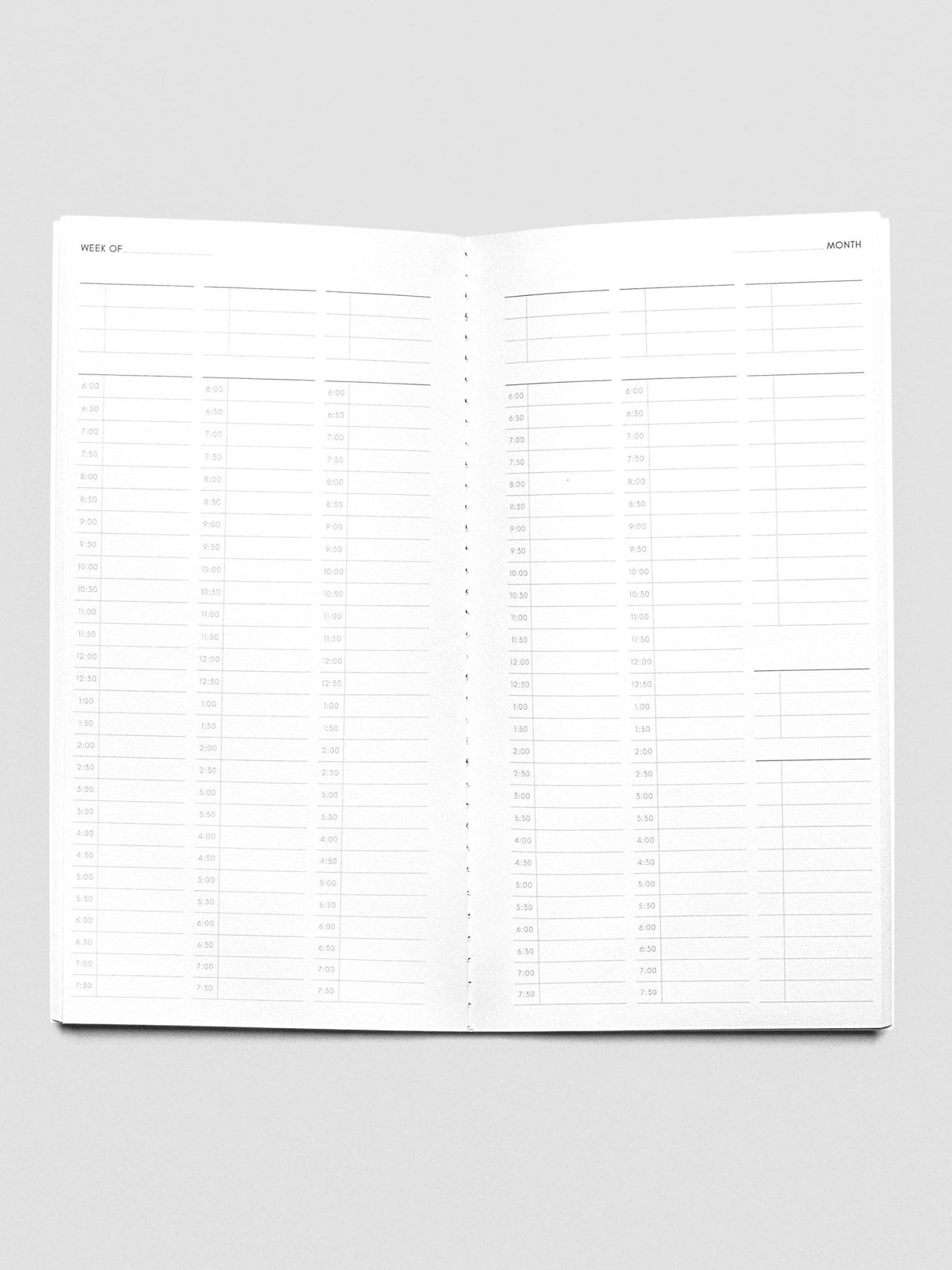 Cloth & Paper | Carnet Pages Quadrillées | A5 Slim - Cloth & Paper - millenotes