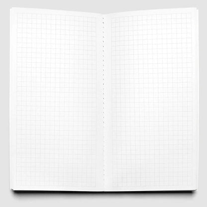 Cloth & Paper | Carnet Pages Quadrillées | A5 Slim - Cloth & Paper - millenotes