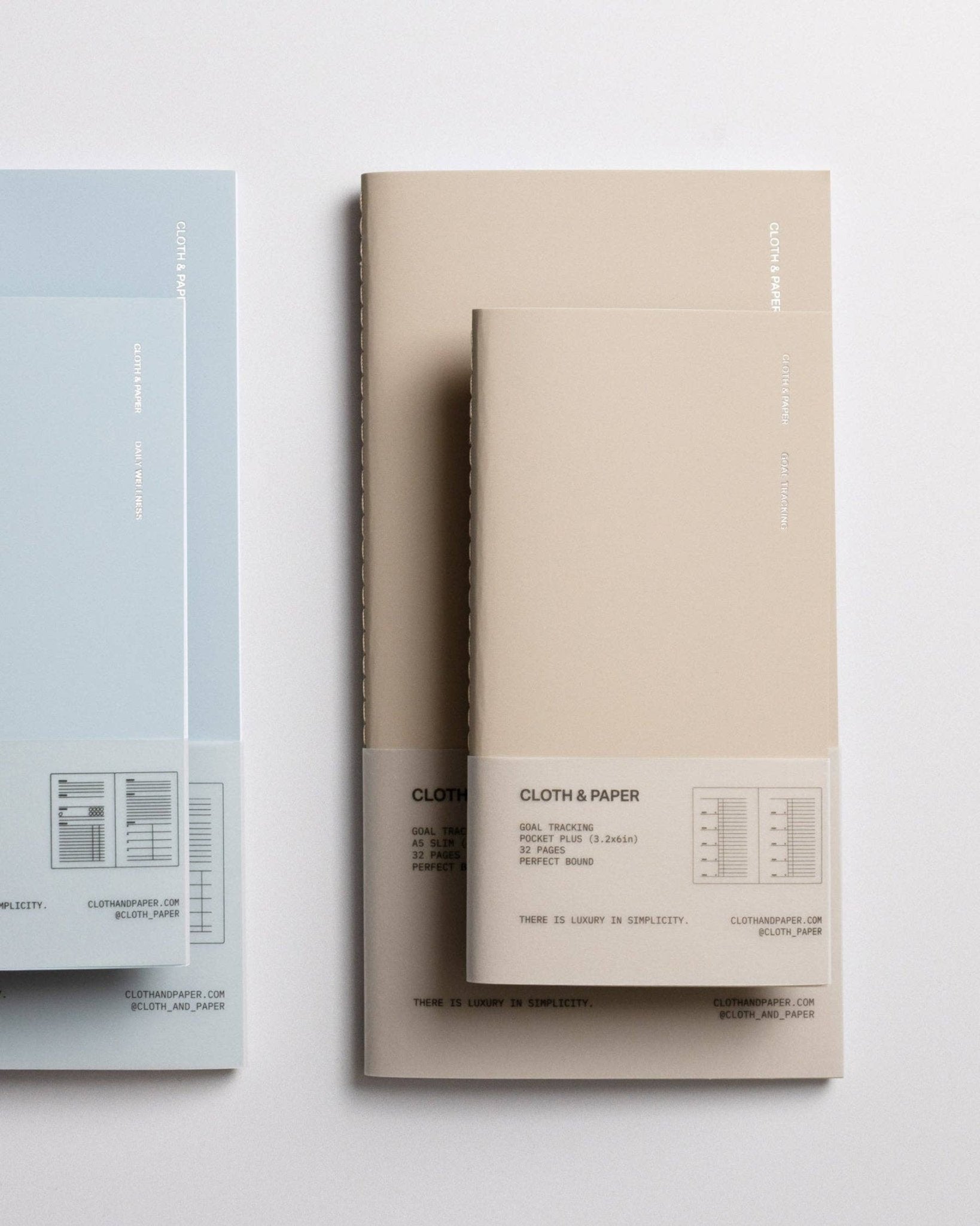 Cloth & Paper | Carnet Pages Vierges | Pocket Plus - Cloth & Paper - millenotes